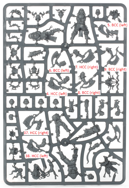 Guía visual rápida de las armas del Corpse Grinder Cult