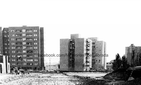 Calle Argentina a medio construirse a finales de 1982
