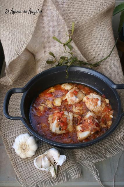 Bacalao al ajo arriero  El Ágora de Ángeles