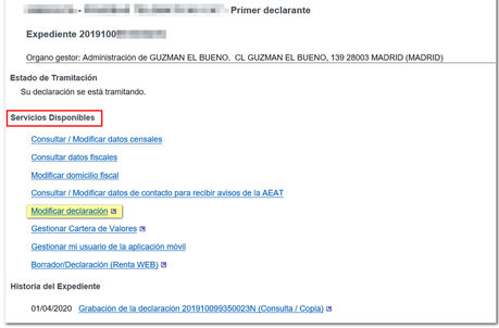 Cómo modificar una declaración de la renta ya presentada Cómo modificar una declaración de la renta ya presentada