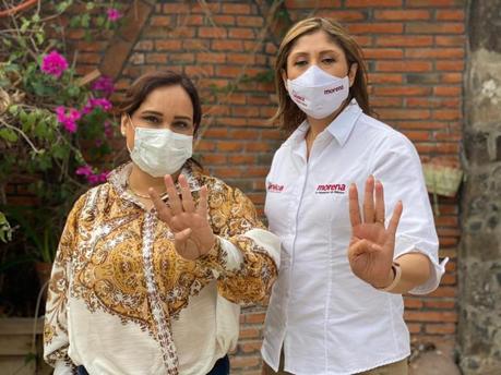 La diputada Vianney Montes se une a Mónica Rangel