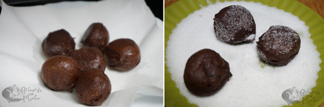 Buñuelos de chocolate Buñuelos de chocolate