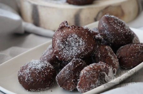 Buñuelos de chocolate Buñuelos de chocolate