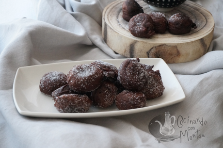 Buñuelos de chocolate Buñuelos de chocolate