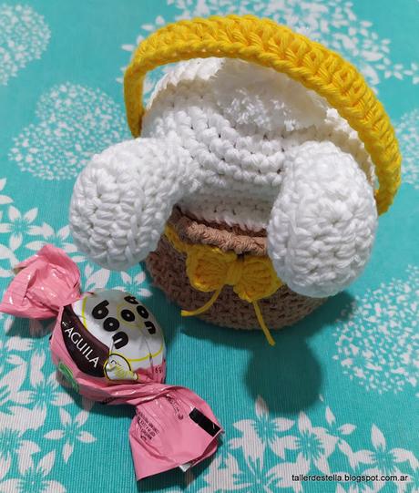 Pascua con Conejo amigurumi