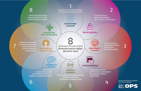 8 PRINCIPIOS RECTORES PARA LA TRANSFORMACIÓN DIGITAL DEL SECTOR SALUD EN LAS AMÉRICAS 8 PRINCIPIOS RECTORES PARA LA TRANSFORMACIÓN DIGITAL DEL SECTOR SALUD EN LAS AMÉRICAS