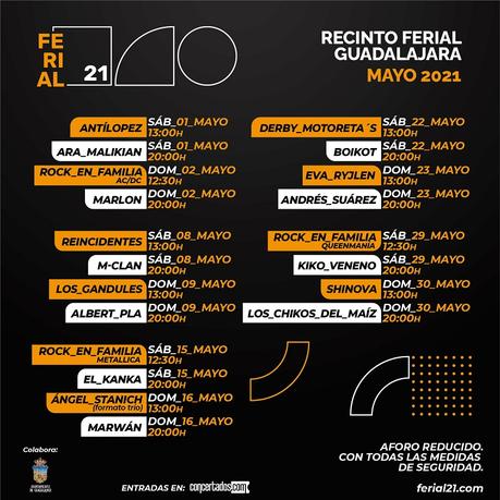 Ferial 21: ciclo de conciertos en Guadalajara