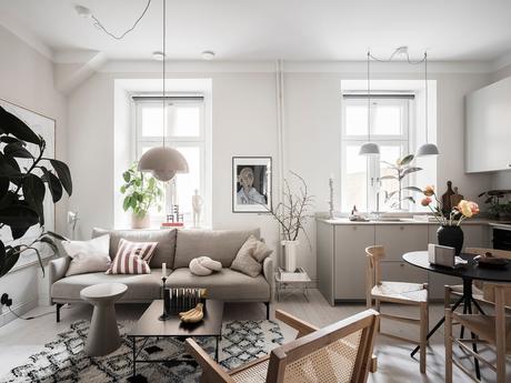 delikatissen studio apartment design scandinavian studio design scandinavian decor nordic style ideas for small spaces studio design ideas college apartments decor escandinava decorating ideas for tiny spaces decorating ideas for tiny apartments decoración nórdica decoración minipiso  