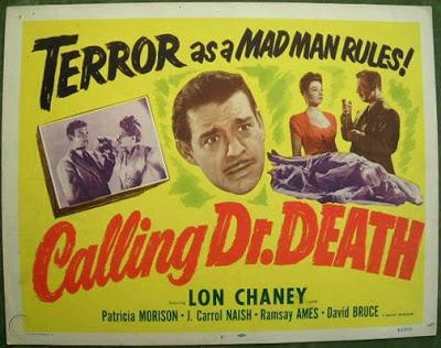 DOCTOR MUERTE (CALLING DR. DEATH) (USA, 1943) Intriga, Policíaco