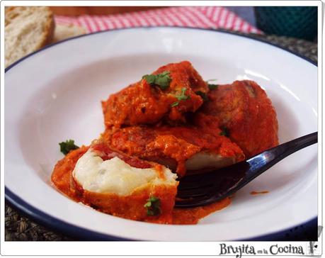 Pimientos rellenos de bacalao (congelados)