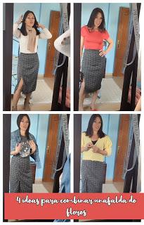 4 ideas para combinar una falda de flores esta primavera