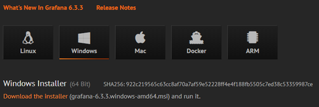Instalacion de Grafana en Windows Instalacion de Grafana en Windows