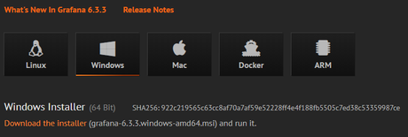 Instalacion de Grafana en Windows