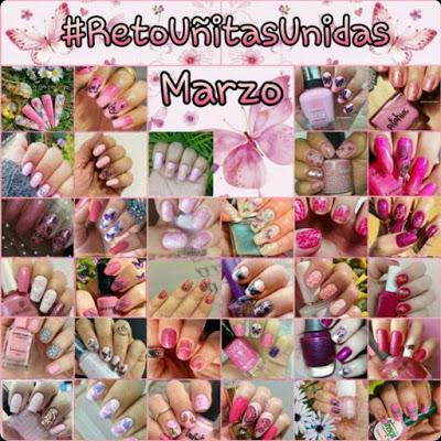 Reto Uñitas Unidas marzo 2021: Rosa + mariposas