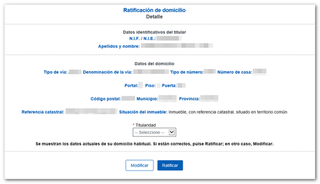 Como ratificar el domicilio fiscal en la Agencia Tributaria