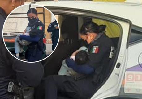 Policías Estatales rescatan a bebé que vivía en condiciones deplorables en col Morales
