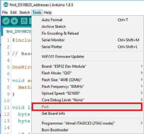 Problemas con ESP32