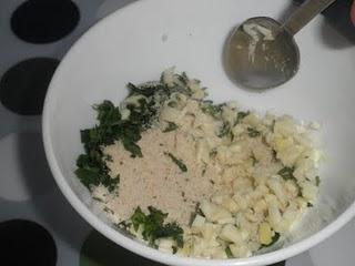 Chicharros a la vizcaína con patatitas y el postre