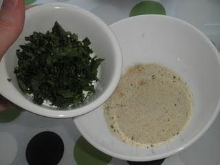 Chicharros a la vizcaína con patatitas y el postre