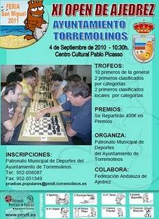 XI OPEN DE AJEDREZ FERIA DE SAN MIGUEL 2011