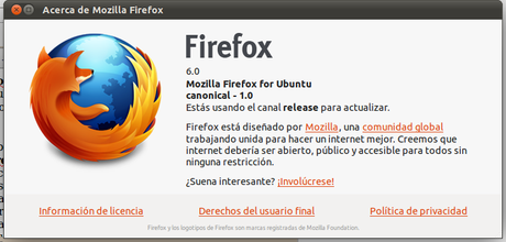 Firefox 6 Ubuntu liberado final