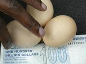 Tres huevos: billones dólares