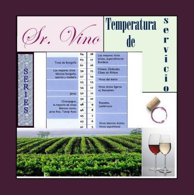 SERIES - Sr. Vino - Temperatura de servicio