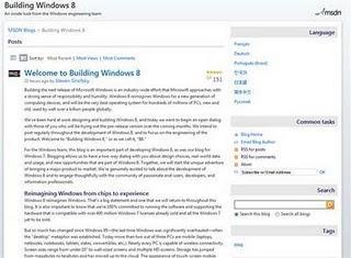 Microsoft lanza un blog  de noticias de Windows 8