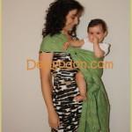 Pero con un portabebé ¿no pasan mucho calor?