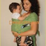 Pero con un portabebé ¿no pasan mucho calor?