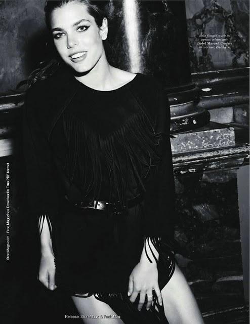 Charlotte Casiraghi en el september issue de Vogue Paris