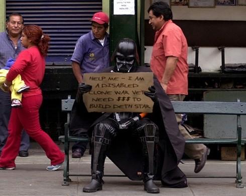 Darth Vader en problemas