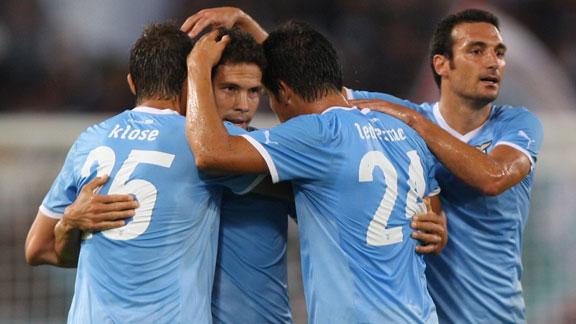 La Lazio no tuvo piedad del Rabotnicki en el Olímpico