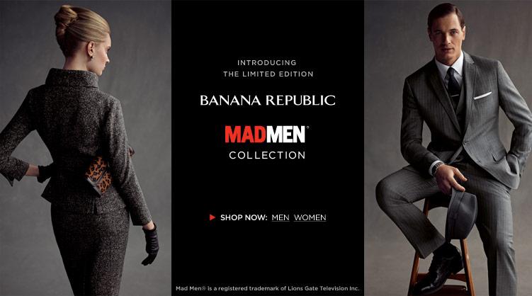 MAD MEN COLLECTION BY BANANA REPUBLIC