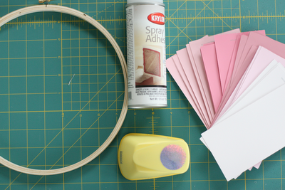 Diy: Móvil de circulos cosidos