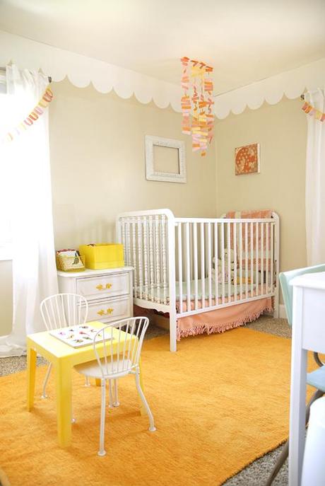 Un Dormitorio Infantil en tonos amarillos, el color de moda
