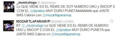 Morzart La Para Afirma Vía Twitter Que Vendrá Con El Remix De Soy Numero Uno & Snoop 2 Junto A Daddy Yankee