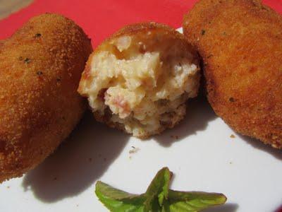 CROQUETAS DE ARROZ Y BACON