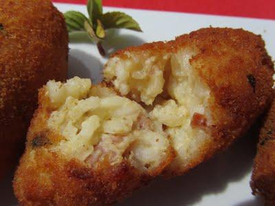 CROQUETAS DE ARROZ Y BACON