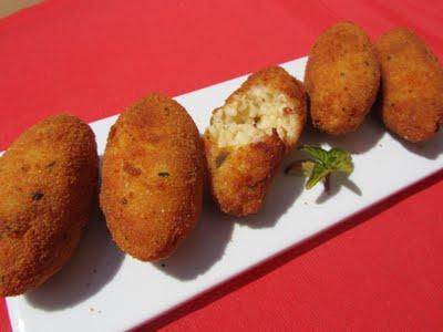 CROQUETAS DE ARROZ Y BACON