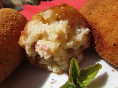 CROQUETAS DE ARROZ Y BACON