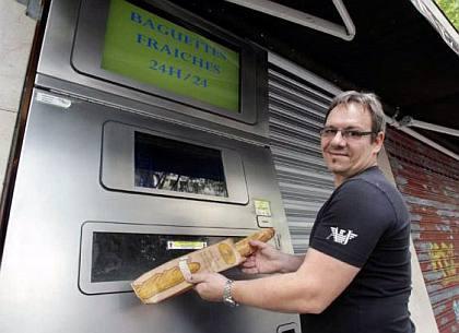Máquinas expendedoras de baguettes en París