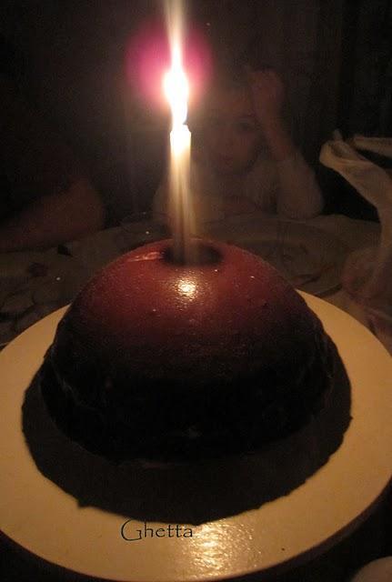 falso baño espejo de chocolate