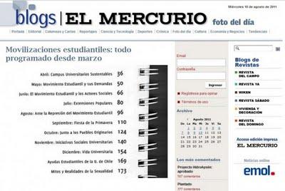 Periodistas chilenos denuncian a El Mercurio por desinformación sobre la Federación de Estudiantes