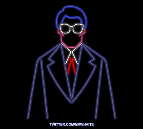 Interesantes carteles animados de neón