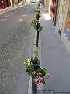 Pequeños Jardines en Postes, Paris