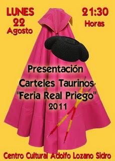 PRESENTACIÓN DE LA PROGRAMACIÓN TAURINA DE LA FERIA REAL DE PRIEGO
