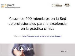 Nueva red profesional e-pract: en busca de la excelencia