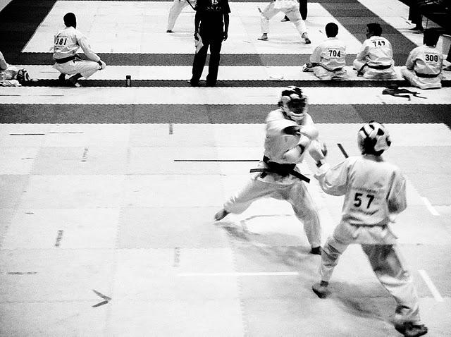 Día en una competición de Karate