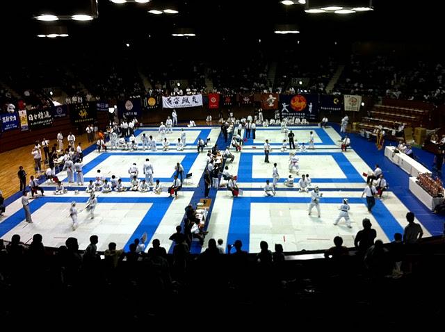 Día en una competición de Karate